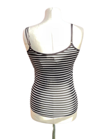 Mustavalkoinen raidallinen narutoppi