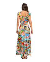 Mexico.Väri-iloittelua ja boheemia tyyliä: Monivärinen Boho-maksimekko