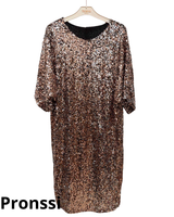 Hihallinen paljettimekko/tunika. Eri värejä. Plus koot!