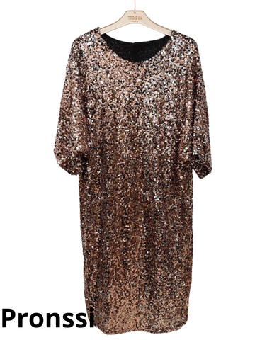 Hihallinen paljettimekko/tunika. Eri värejä. Plus koot!