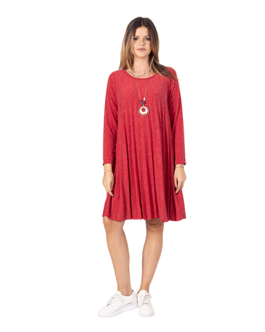 Pliseerattu neuletunika mekko, eri värejä! 