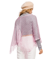 Vaaleanpunainen kimalle Poncho - juhlava cover up