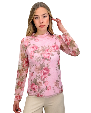 Hihallinen sifonkipusero. One size, XS-M. Eri värejä