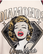 Diamonds are forever, roosa/ luonnonvaalea Marilyn collegetakki