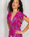 Saija mekko <3 Perhoshihallinen maximekko, Fuksia/Violetti