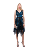 Samir. Juhlamekko, raidallinen Sininen