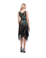 Samir. Juhlamekko, raidallinen turkoosi