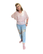 Farkku, glitter kapealahkeiset ihmehousut. S-2XL. One size