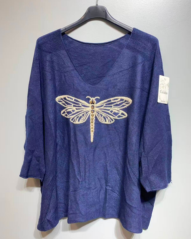 PLUS KOKO! Sudenkorento, ohut neulepusero. One size, Eri värejä!