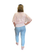 Farkku, glitter kapealahkeiset ihmehousut. S-2XL. One size