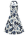 Indigo, Elegantti halterneck - mallinen kellomekko