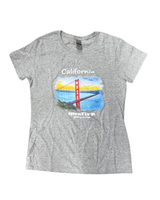 Miesten T paita, California. Harmaa