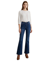 Joustavat trumpettilahkeiset bootcut farkut