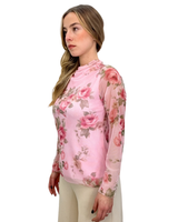 Hihallinen sifonkipusero. One size, XS-M. Eri värejä