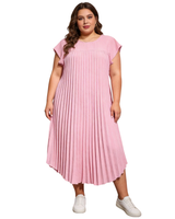 Pliseerattu pitkä mekko. Yksi koko, eri värejä!