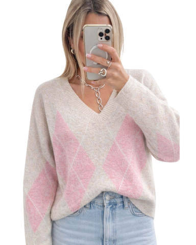  Neulepusero, Vaaleanpunainen salmiakkikuvioinen