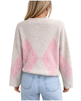  Neulepusero, Vaaleanpunainen salmiakkikuvioinen