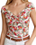 Hurmaava kesäinen offshoulder kukkatoppi, 2 kokoa
