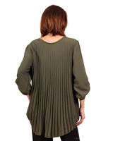 Pusero jossa pliseerattu kangas, eri värejä! 