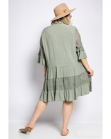 Hihallinen lyhyt pitsi tunika / mekko, eri värejä!