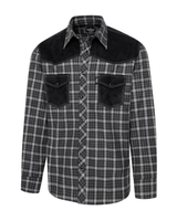 Carl. Miesten ruudullinen lännen kauluspaita