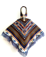 Andansa-poncho, alkuperäinen Andes-poncho hupulla