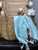 Sultan Slim Hammam Hand Towel Aqua Turquoise