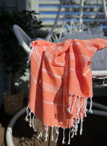 Hammam Towel Sultan Premium Peach 100% Cotton