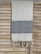 Hamam-pyyhe PELLAVA Stripe Musta Käsinkudottu 185 x 100, 50% pellavaa 50% puuvillaa