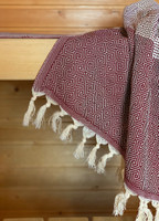 Timantti Stripe Hamam Laudeliina Luumu