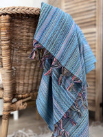  Hamam-pyyhe Boho Turkoosi 100% puuvillaa 180 x 100 