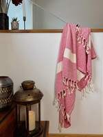 Hammam Towel Diamond  Fuchsia 