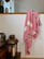 Hammam Towel Diamond  Fuchsia 