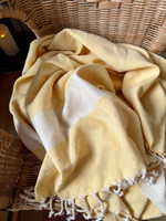 Hammam Towel Diamond  Warm Yellow 