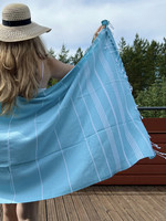  Hamam-pyyhe Sultan Premium Vaalea Turkoosi 180x95 100%puuvilla