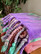 Hammam Towel Tie Dye Cotton Lilac Smart Size 95 x 165, 100% cotton