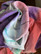 Hammam Towel Tie Dye Cotton Lilac Smart Size 95 x 165, 100% cotton