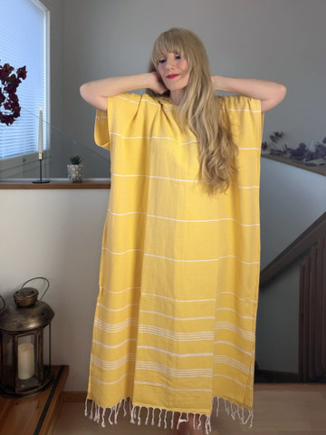 Hammam-poncho Sultan Apricot