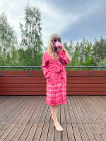 Hamam-kylpytakki Sultan Punainen Hapsuton 