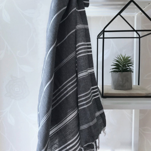 Hand/Face Hammam Towel Sultan Premium Anthracite