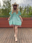 Mini Hammam Beach dress Sultan Light Jade Green