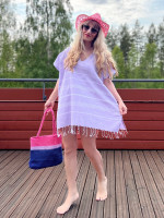 Mini Hammam Beach Dress Sultan Lilac