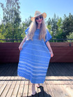 Hammam-poncho Sultan Ocean Blue 
