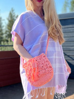 Handmade Crochet Bag Blush