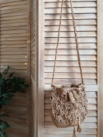 Handmade Crochet Bag Natural