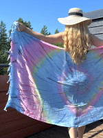 Hammam Towel Tie Dye Bamboo Blue