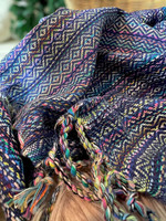 Hamam-pyyhe Boho Night Blue 100% puuvillaa 180 x 100 