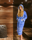 Hammam Bathrobe Sultan Ocean Blue  M,L,XL, XXL, 3XL