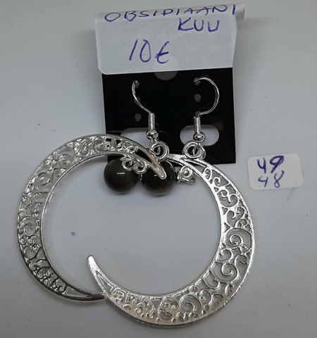 Korvakorut, Hopeaobsidiaani, Kuu