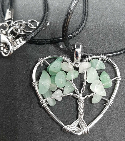 Elämänpuu kaulakoru Aventuriini